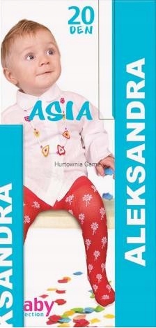 

Rajstopki niemowlęce Asia ażur rozm 92-98 ecru