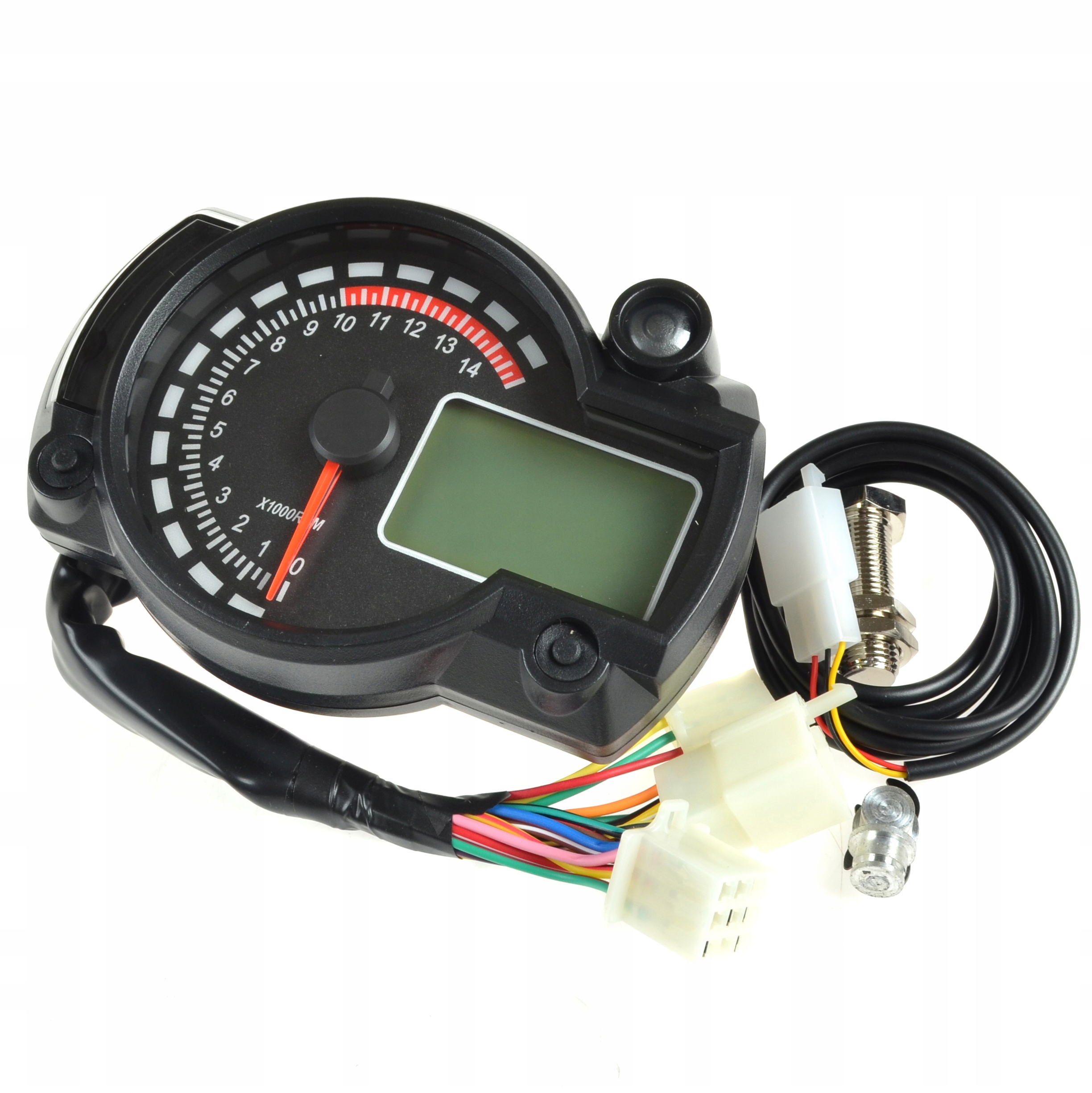 Univerzálne motocyklové hodiny, otáčkomer, tachometer Koso Replika