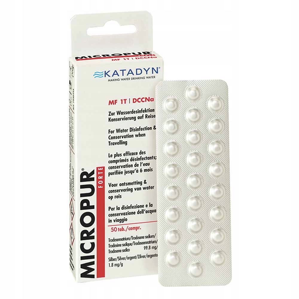 Tabletki do uzdatniania wody Micropur Forte 50 sztuk