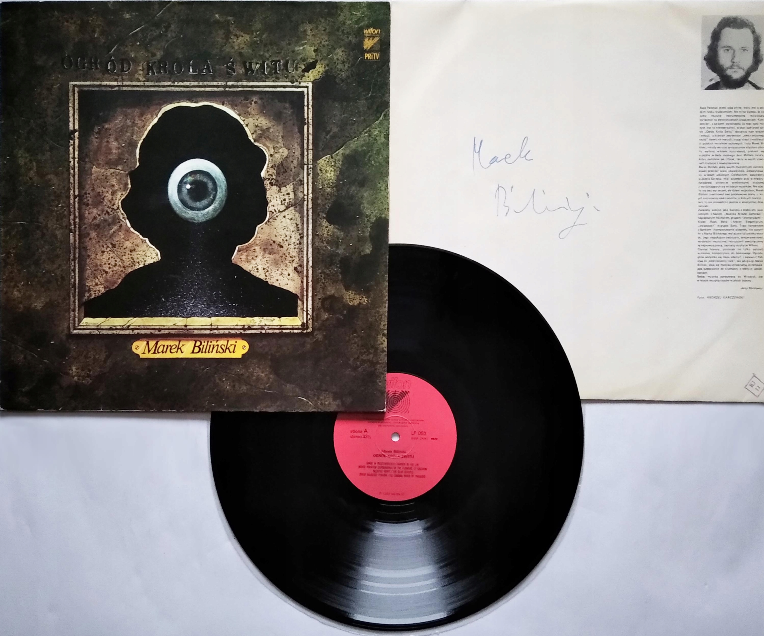 Marek Biliński Ogród Króla Świtu 1983 Autograf Nm