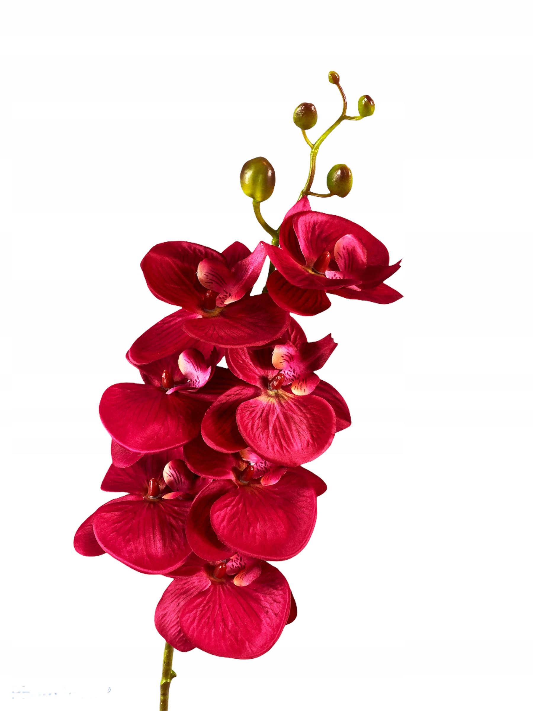 

Storczyk Czerwony Orchidea Sztuczne Kwiaty Gałązka