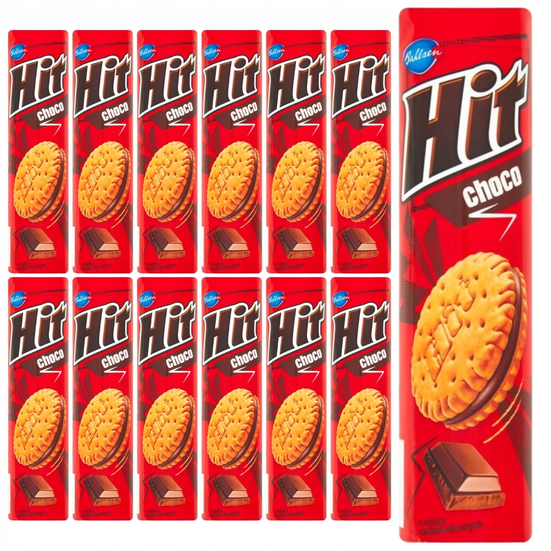 Levně Sušenky s čokoládovou příchutí 220 g x 12 kusů