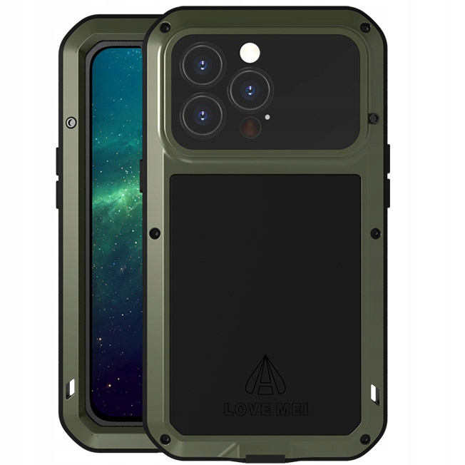 Silné pouzdro pro iPhone 13 Pro, Love Mei pouzdro sklo