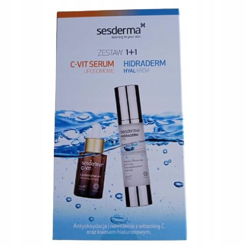 

Sesderma C-vit serum Hidraderm Hyal krem zestaw