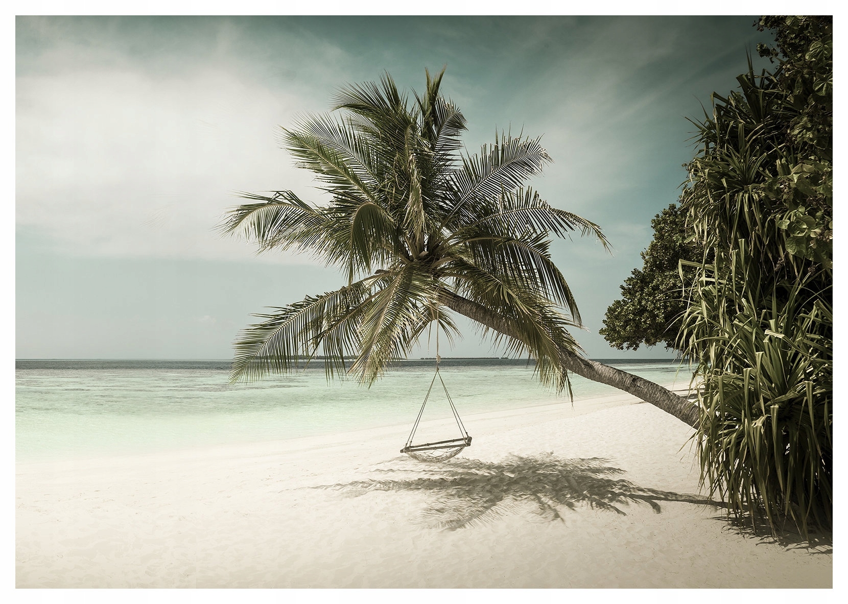 Fototapeta Rajská pláž Palmiarnia Ocean vinylová 368x254 lepidlo