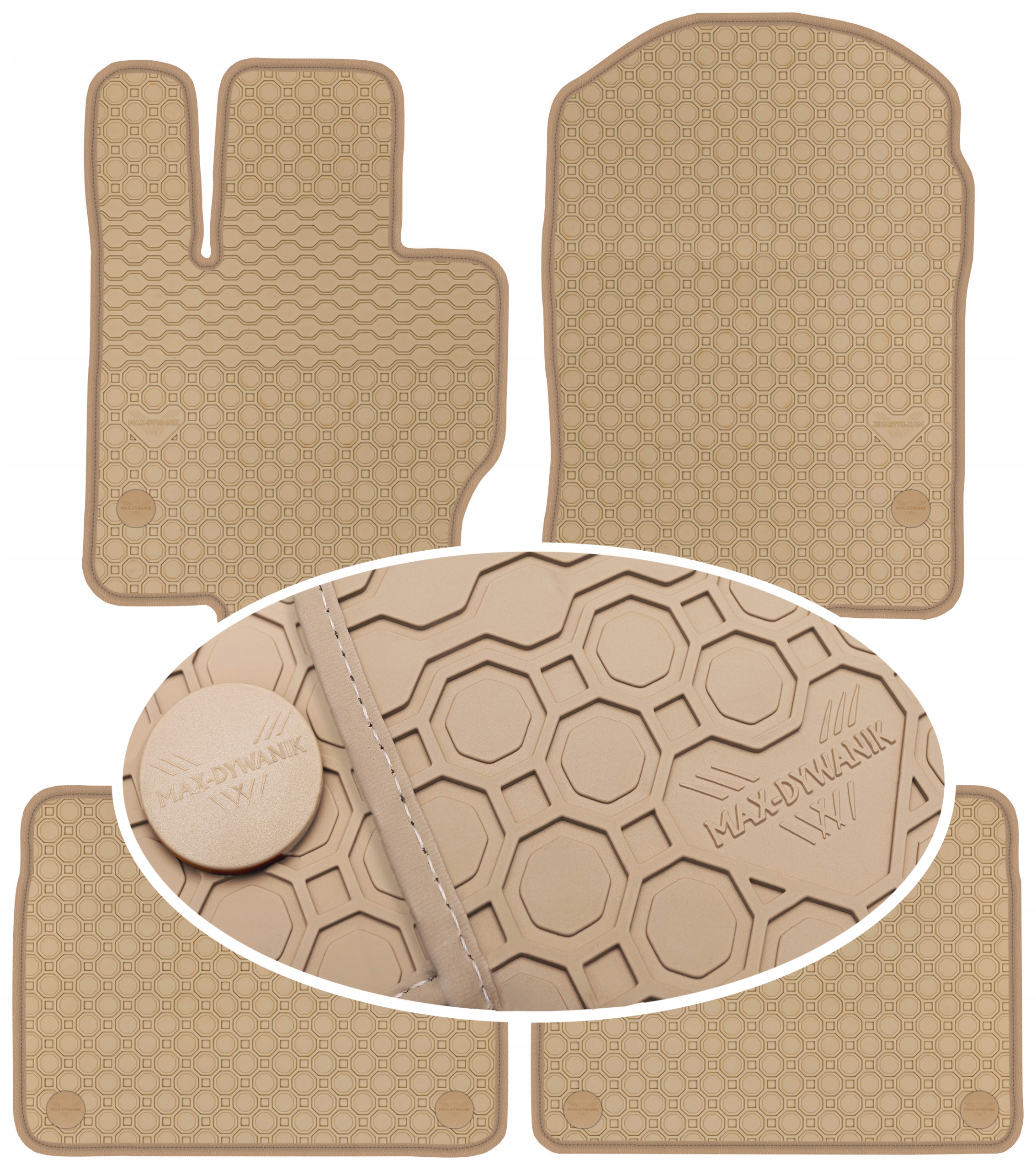 Mercedes Gle II W167 Suv 2019 – Gumové rohože PrimeLiner