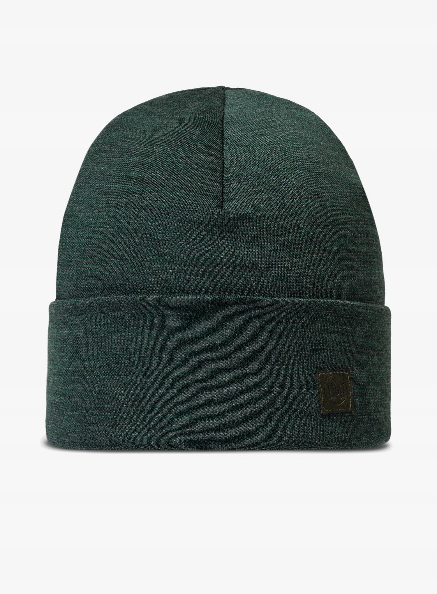 Čepice z merino vlny Buff Heavyweight Solid Forest