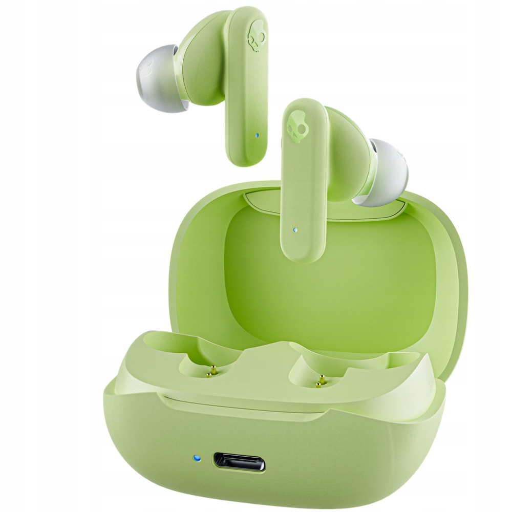Sluchátka Bezdrátová do uší Skullcandy Smokin True Zelená