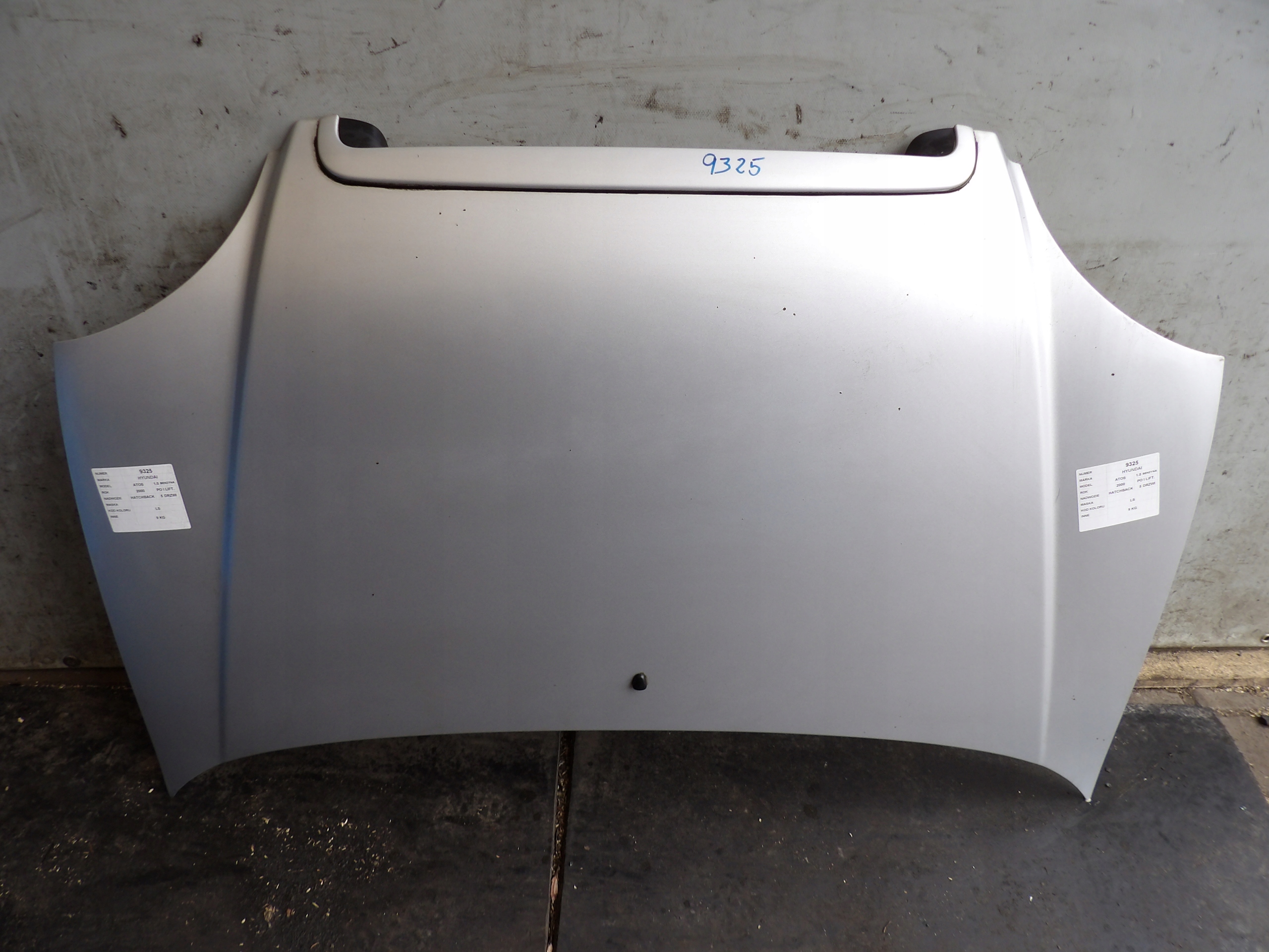 Hyundai Atos bonnet lak. LS