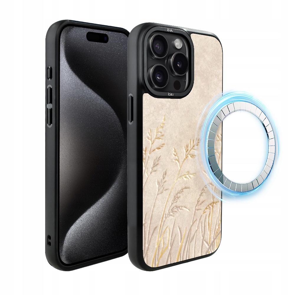 Pouzdro pro iPhone 15 Pro Max Ibizu DropGuard Matt s MagSafe, Klasy z pískovce