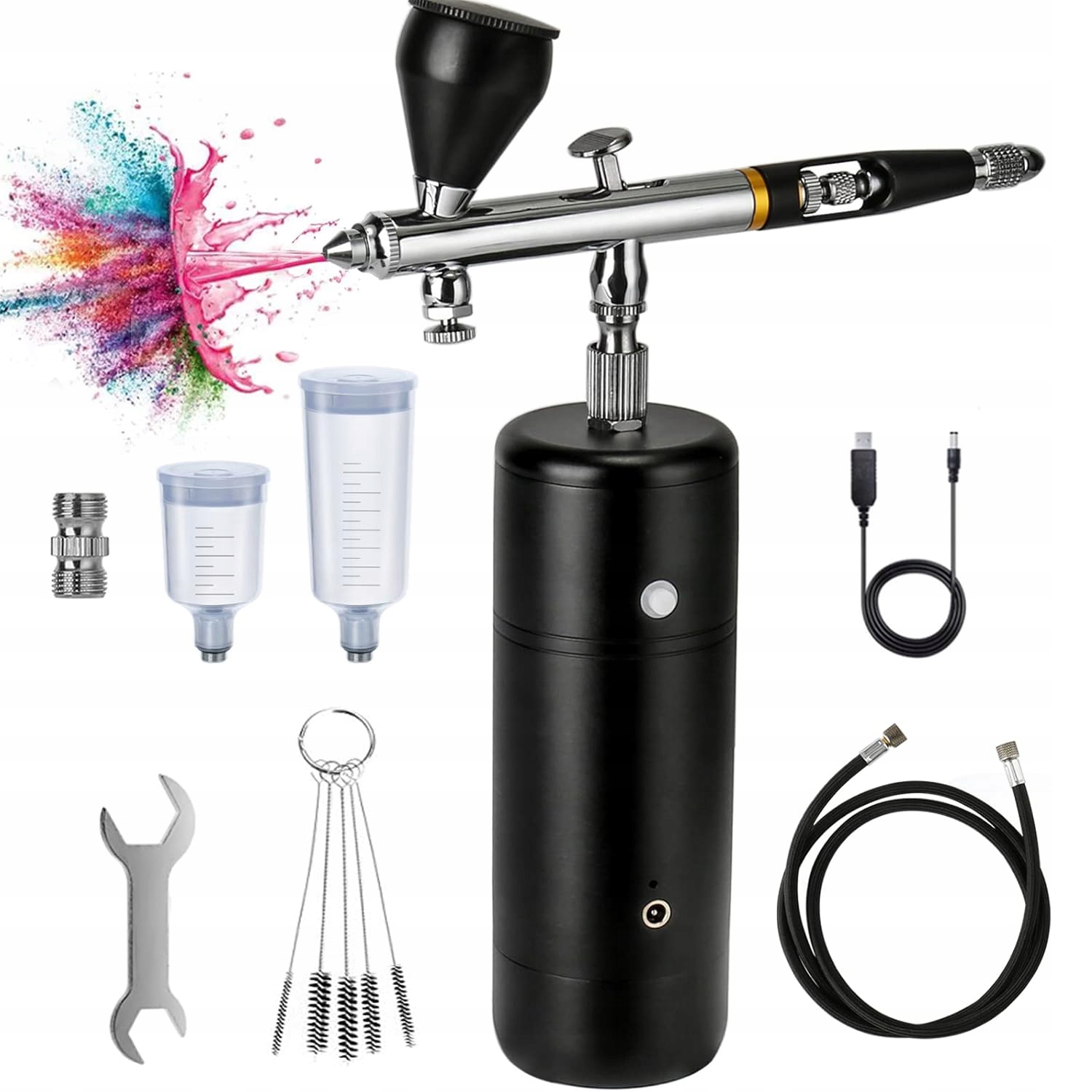 Sada Airbrushů Pro Stříkací Malování, Přenosný Elektrický Airbrush