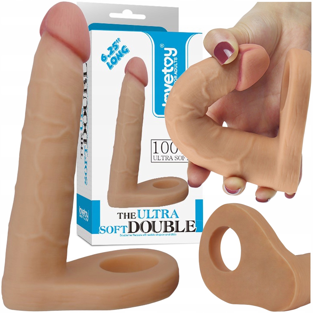 

Proteza penisa Strap-on Analny podwójna penetracja