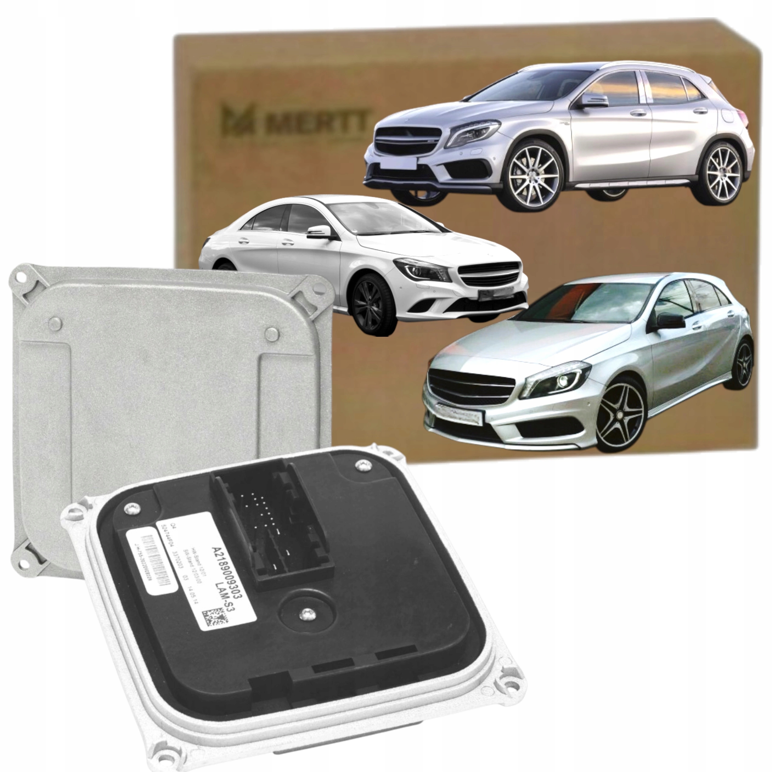 Měnič Napětí Led modul Mercedes A Cla Gla W176 C117 2012- A2189009303