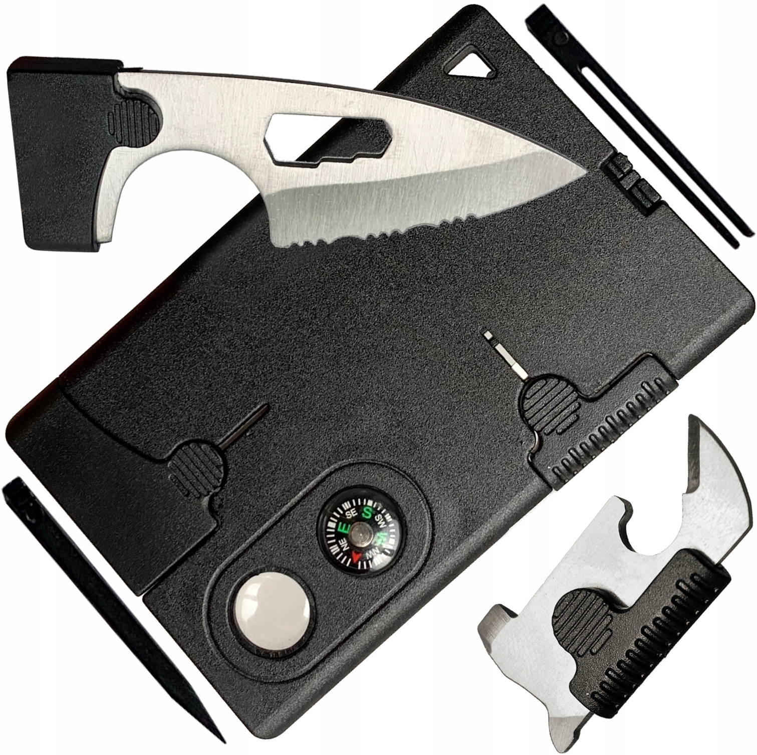 

Karta Przetrwania Multitool Do Portfela 11w1 Nóż
