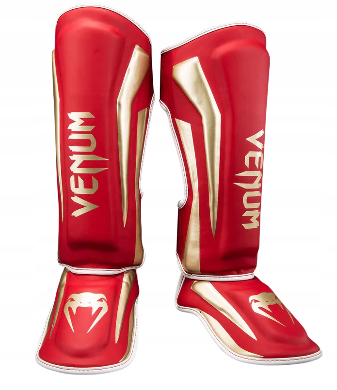 Venum Chrániče holeně Shin Guards Elite Red L