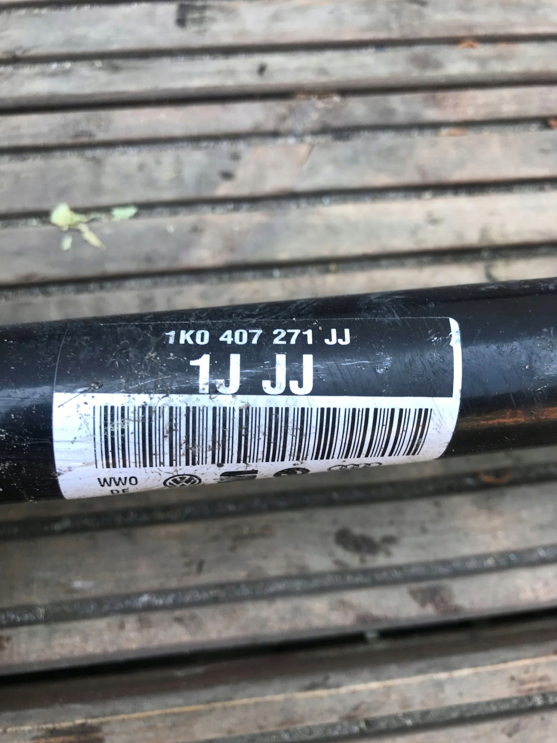 semi-axis left front GOLF VI plus 1K0407271JJ