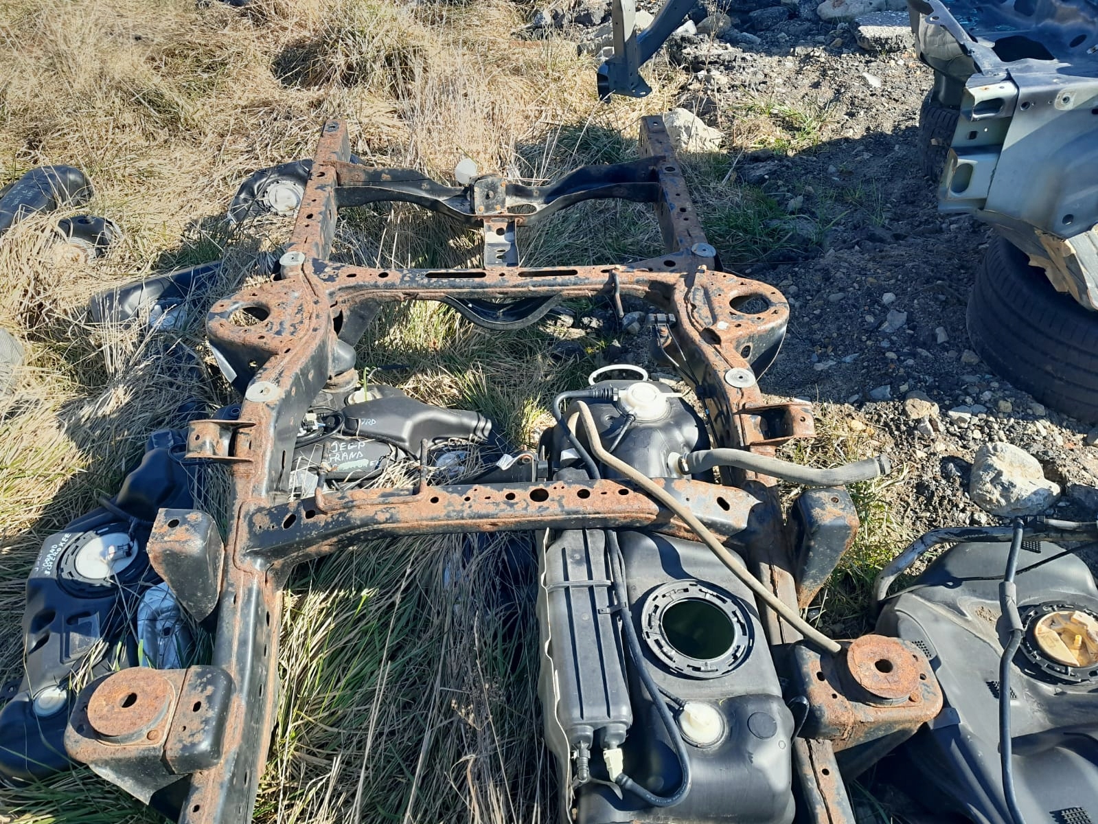 DODGE RAM 1500 IV 5.7 ЗАДНЯЯ РАМА ЗАДНЯЯ ЧАСТЬ