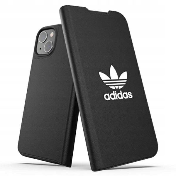 Etui Adidas Or Basic do iPhone 13/14/15 6,1" czarno-białe 47086