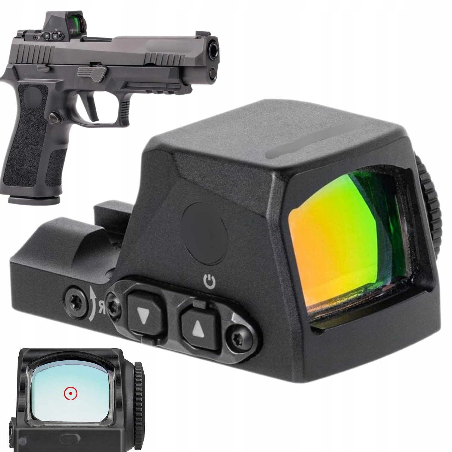 Rio-x Taktický Kolimátorový Zaměřovač S Montážní Deskou Pro Glock A 20 MM