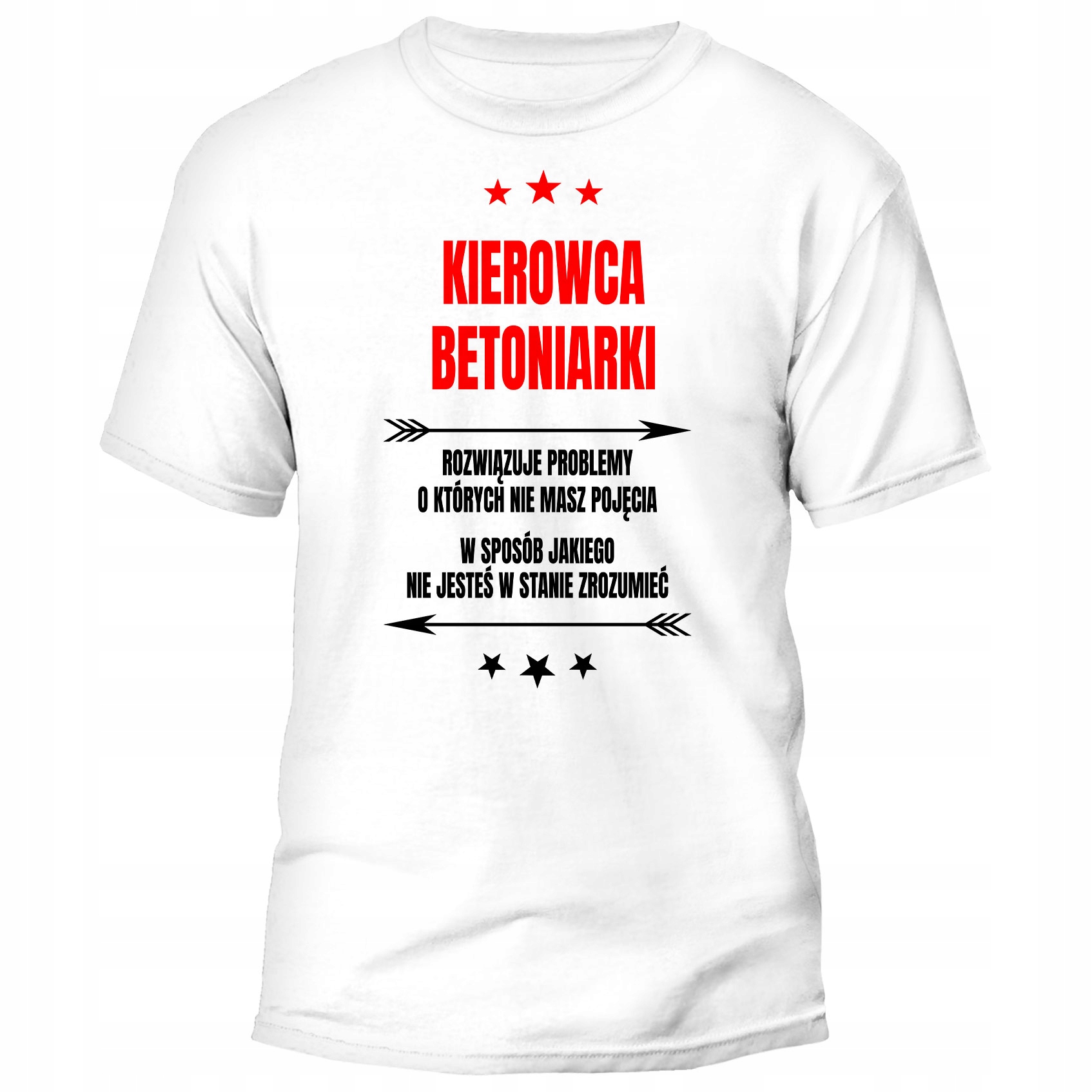 

Koszulka Kierowca Betoniarki Rozwiązuje