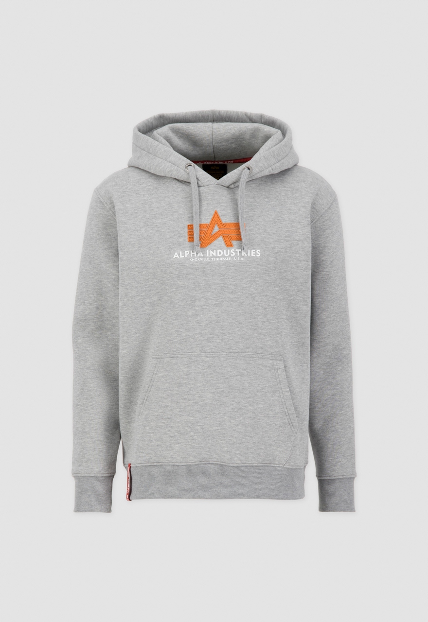 Alpha Industries bluza z kapturem Rubber szara M