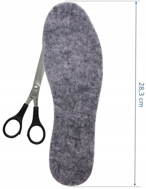 WKŁADKI DO BUTÓW FILCOWE CIEPŁE FILC 6 mm R.43 x5 Cechy dodatkowe ocieplające