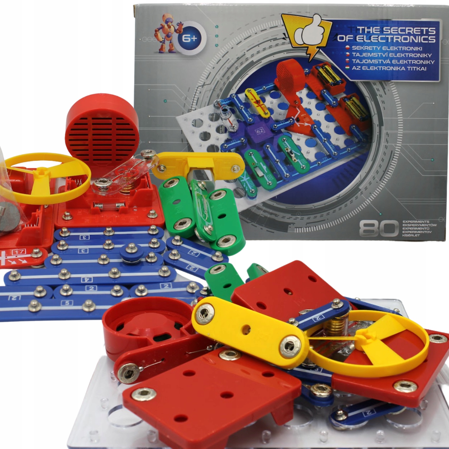 

Sekrety Elektroniki Mini 80 Eksperymentów Zestaw