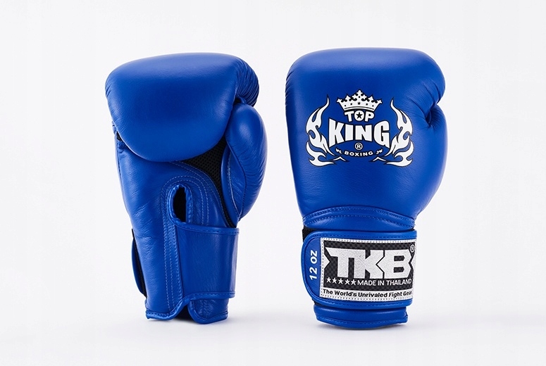 Boxerské rukavice Muay Thai Top King Air Modré 10OZ