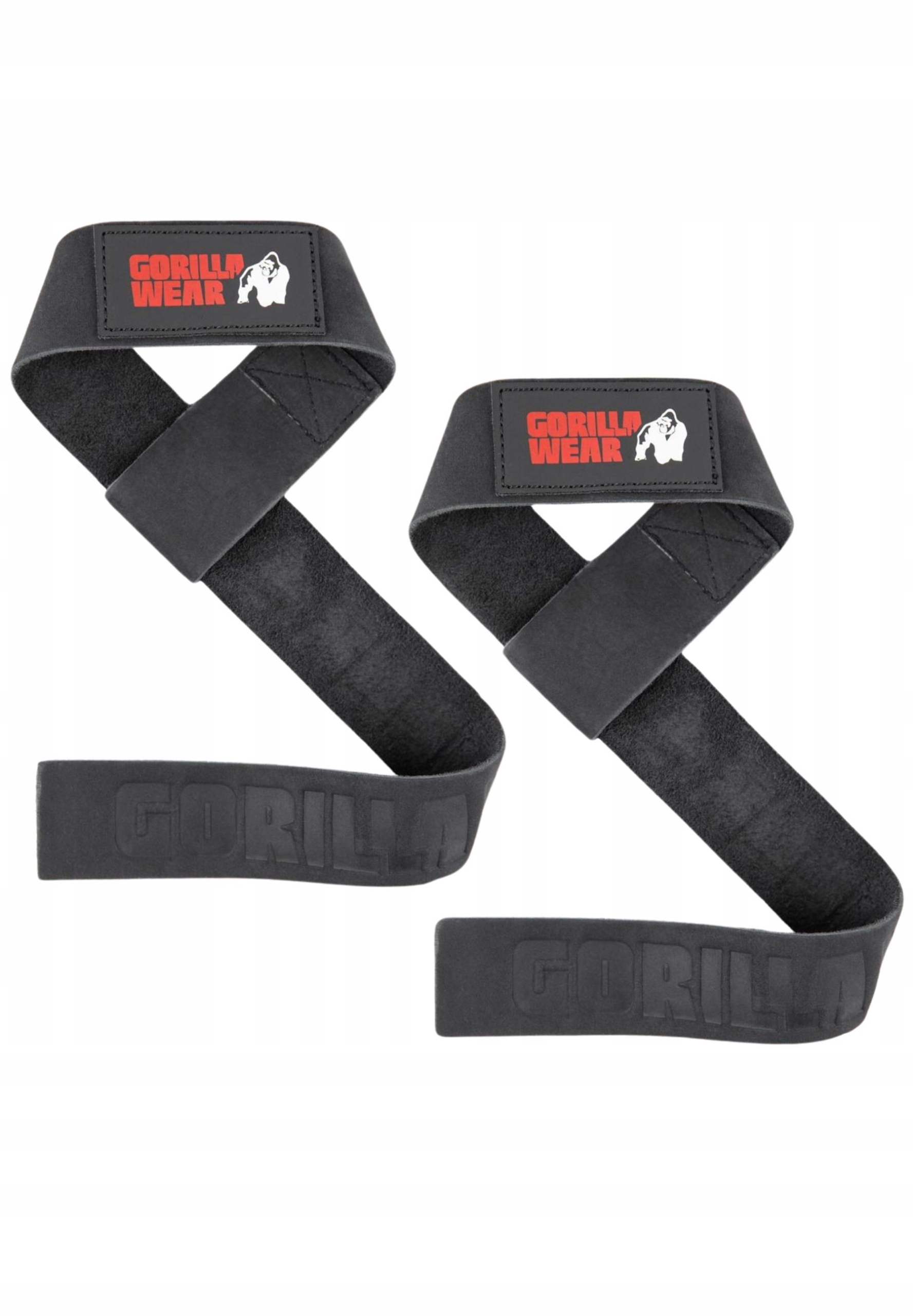 Skórzane paski do treningu na siłownie do ćwiczeń Leather Lifting Straps