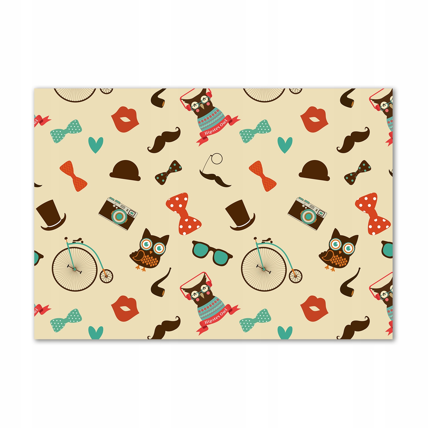 

Obraz zdjęcie szkło akryl Hipsterskie sowy 100x70