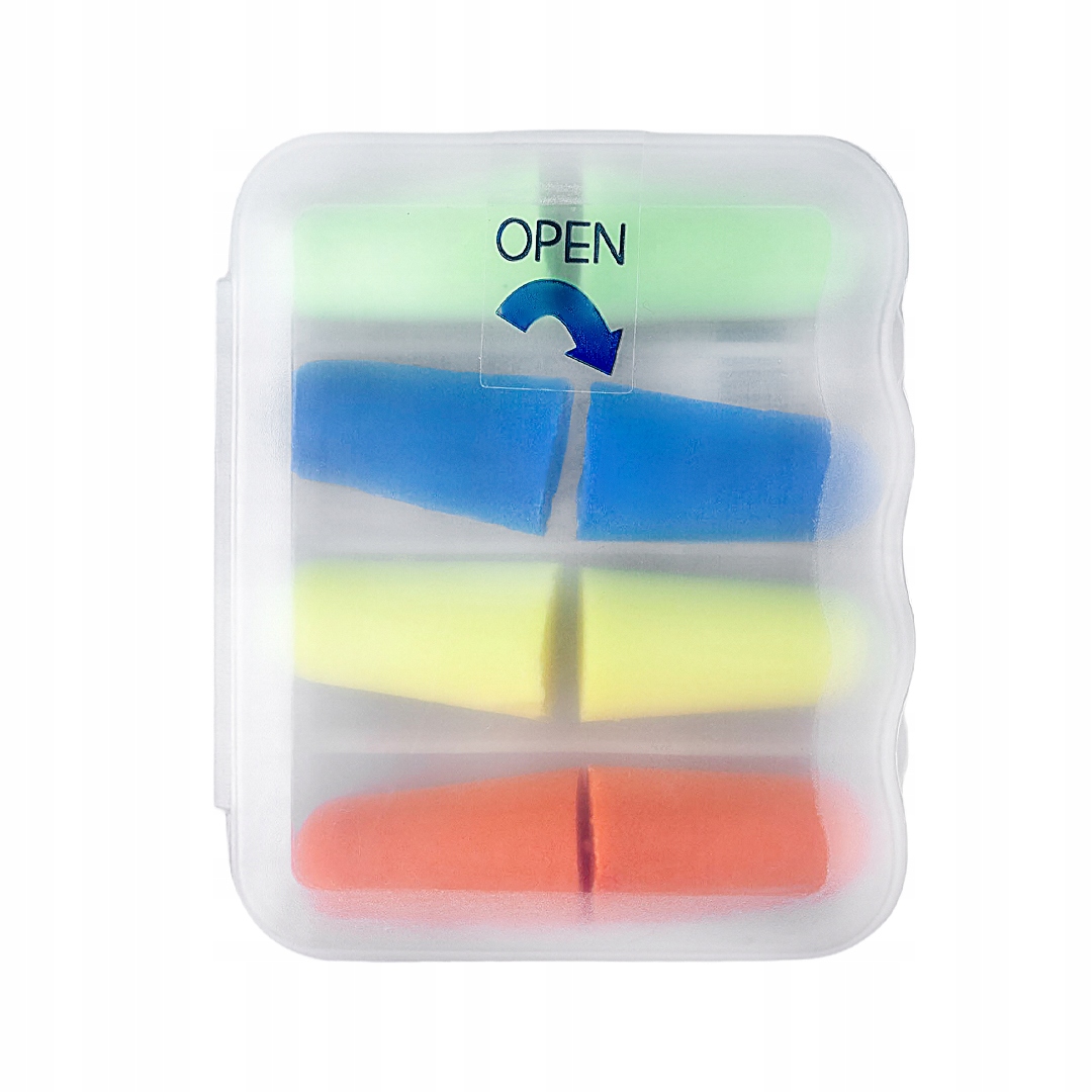 

Zatyczki do uszu stopery w etui 8 sztuk 2973