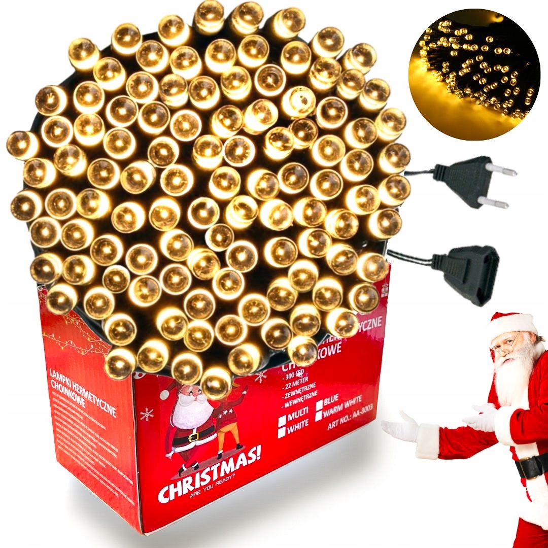 

Lampki Led Choinkowe Led Świąteczne Białe Ciepłe