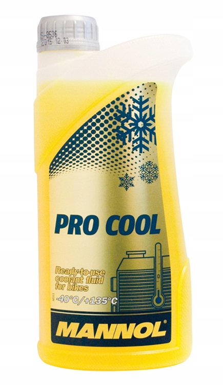 MANNOL PŁYN DO CHŁODNIC PRO COOL 1L MOTOCYKLOWY (-40ST.C/+135ST.C) EAN (GTIN) 4036021158105