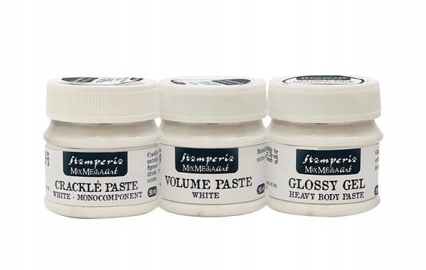 Stamperia Volume/Glossy/Crackle (3x50ml) (K3PXMM)