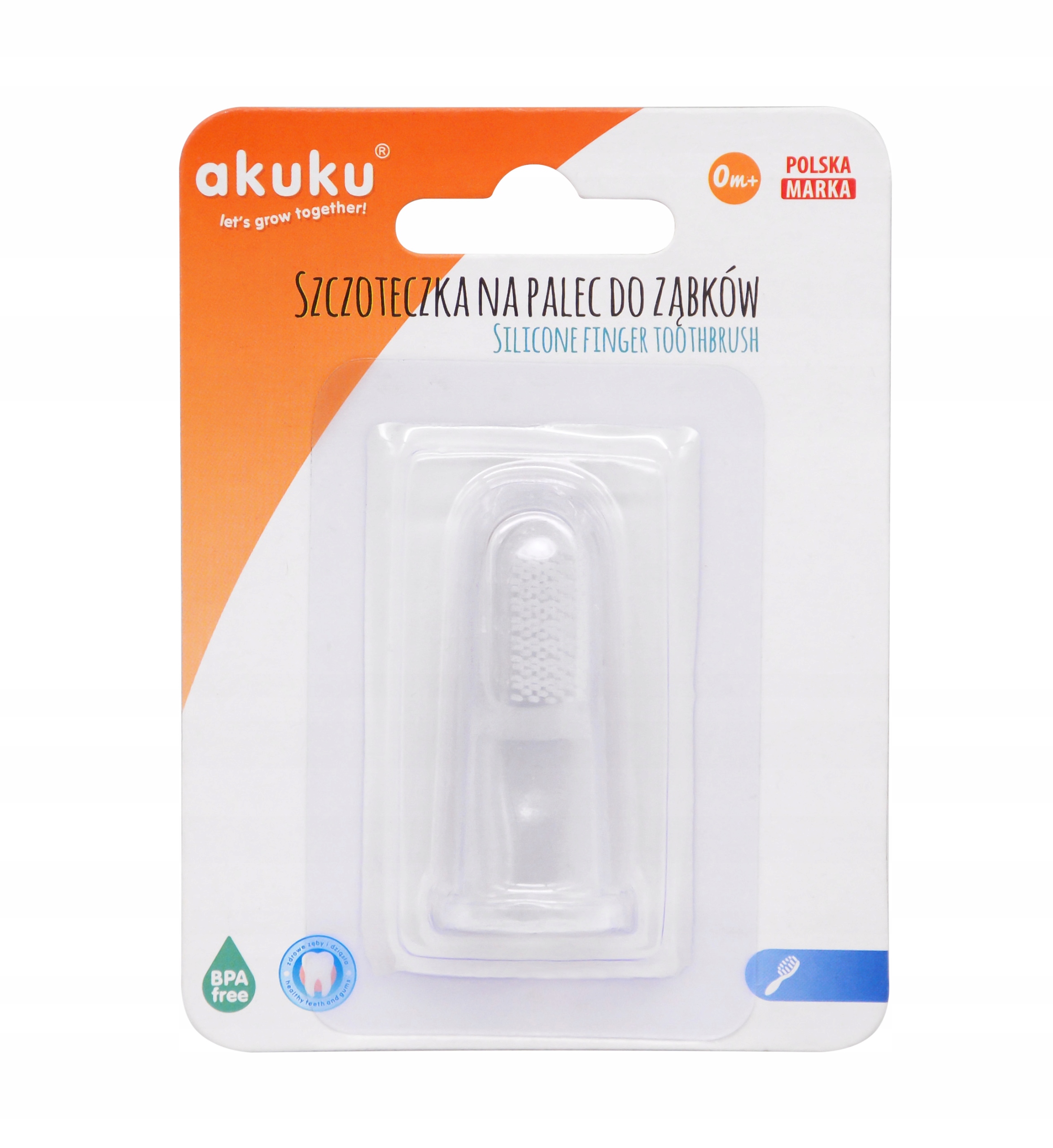 Akuku Szczoteczka na Palec do Masażu Zębów A0393