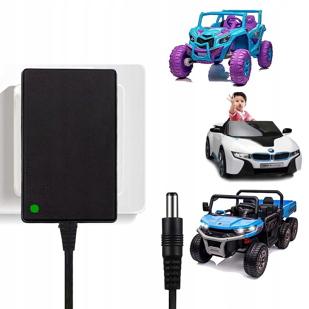 ŁADOWARKA 12V DO AUTO ZABAWKA NA AKUMULATOR DIODA