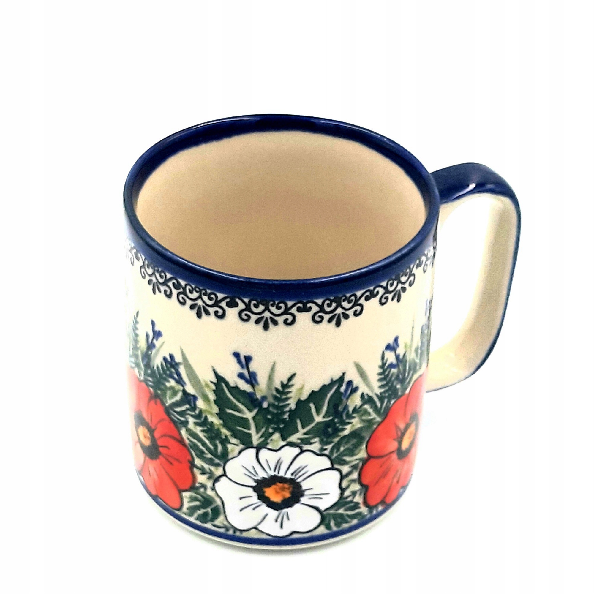 KUBEK PROSTY 0,35 L UNIKAT CERAMIKA BOLESŁAWIEC Marka Ceramika Artystyczna Bolesławiec