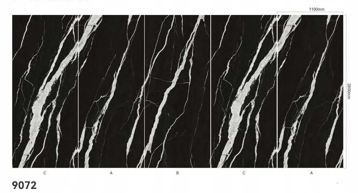 Panele ścienne z włókna bambusowego WPC - BLACK NR. 9072 grubość 5 mm Kod producenta JAROCCO-WPC