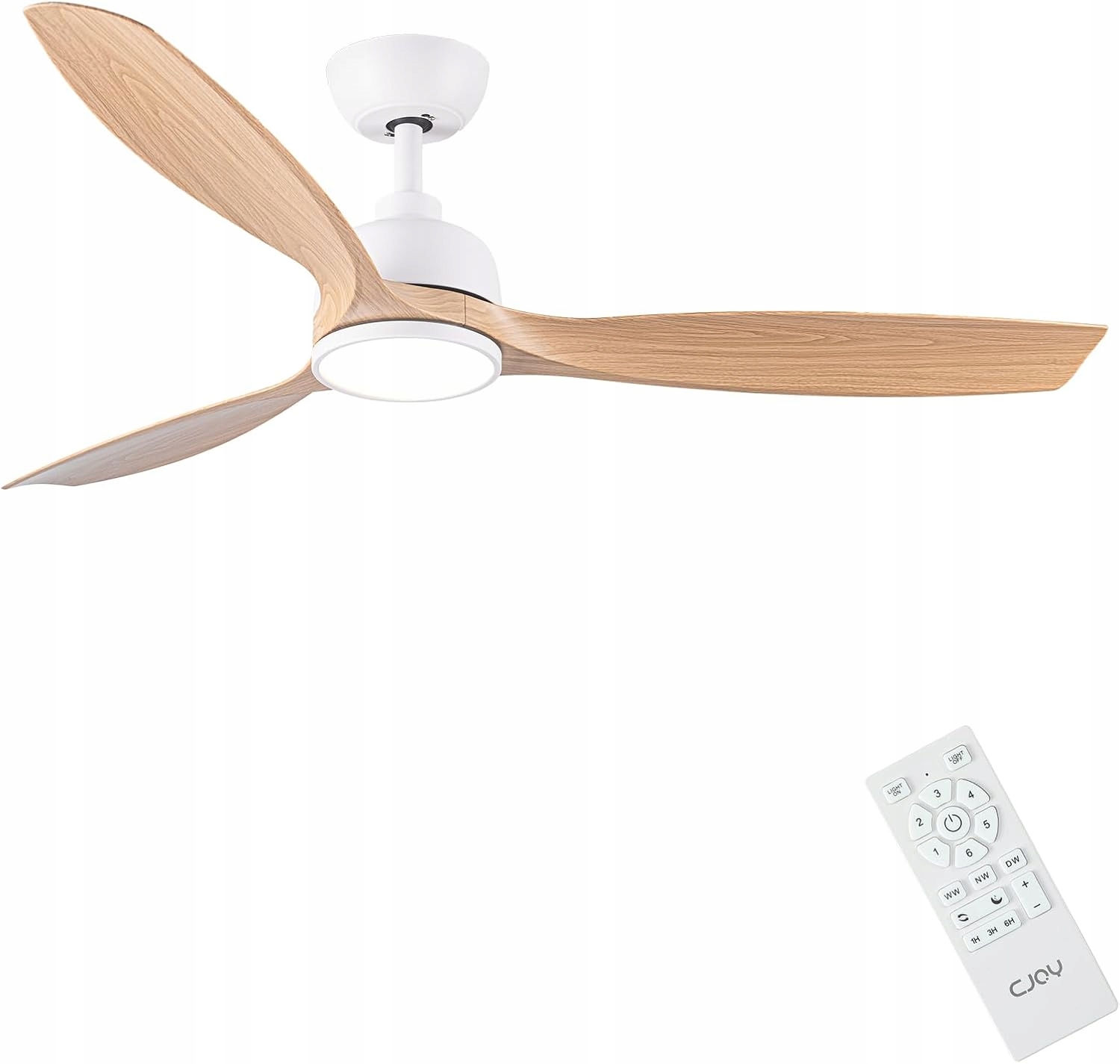 Stropný ventilátor Cjoy s osvetlením, 132 cm, mod.DY1189-3B/52
