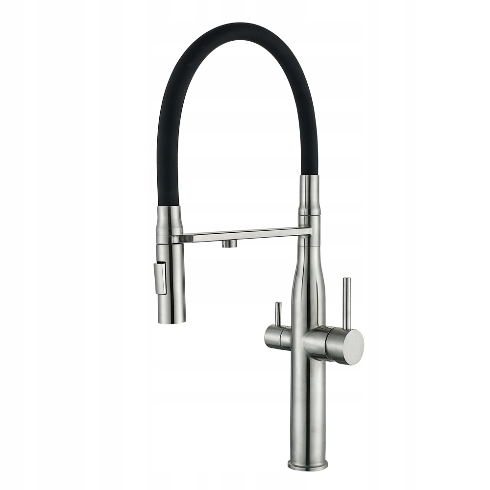 Kuchyňská baterie LUX4-01 s připojením na vodní filtr, 2 typy proudu