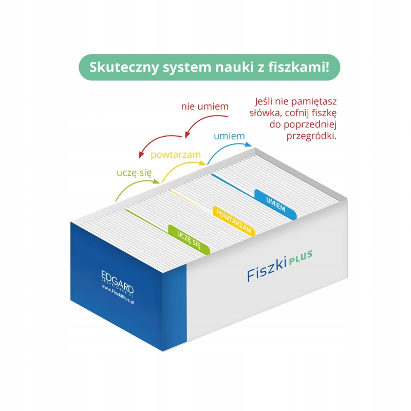 Fiszki PLUS. Niderlandzki dla początkujących A0-A1 Wydawnictwo Edgard