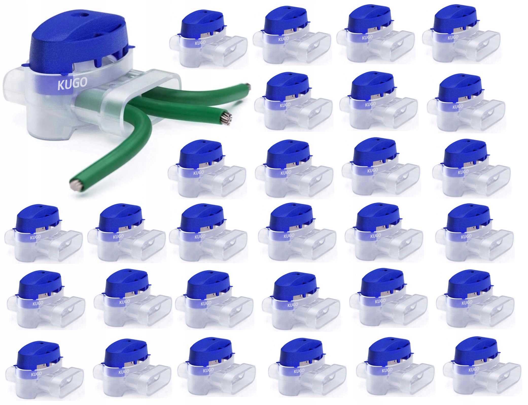 100x Złączka Żelowa Hydrożelowa Do Łączenia Przewodu Kosiarki Robota Kugo