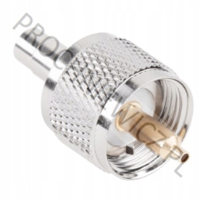 Wtyk Uhf- (cb) RG58 zaciskany Lechpol Electronics