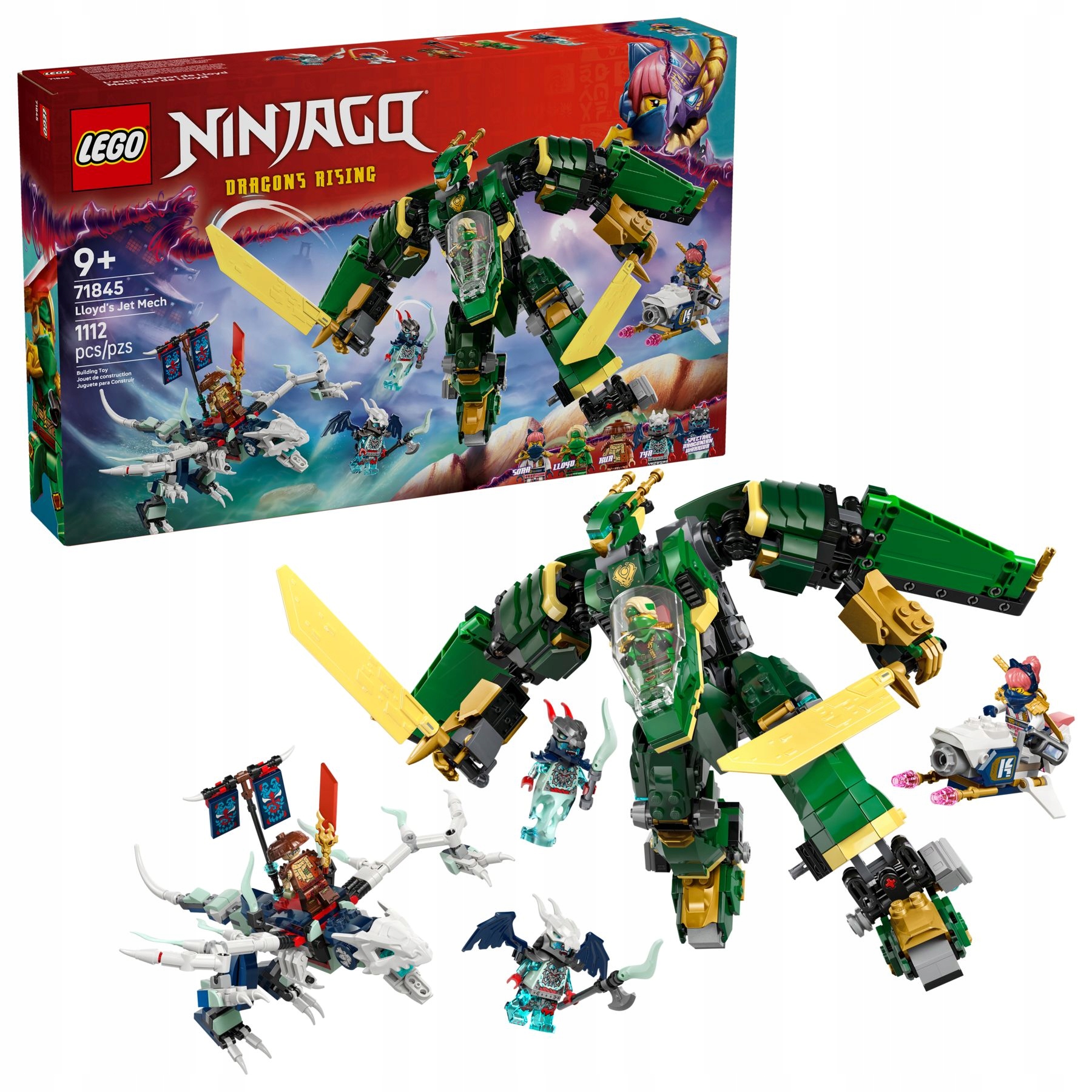 stavebnice Lego Ninjago 71845 Lloydův tryskový mech
