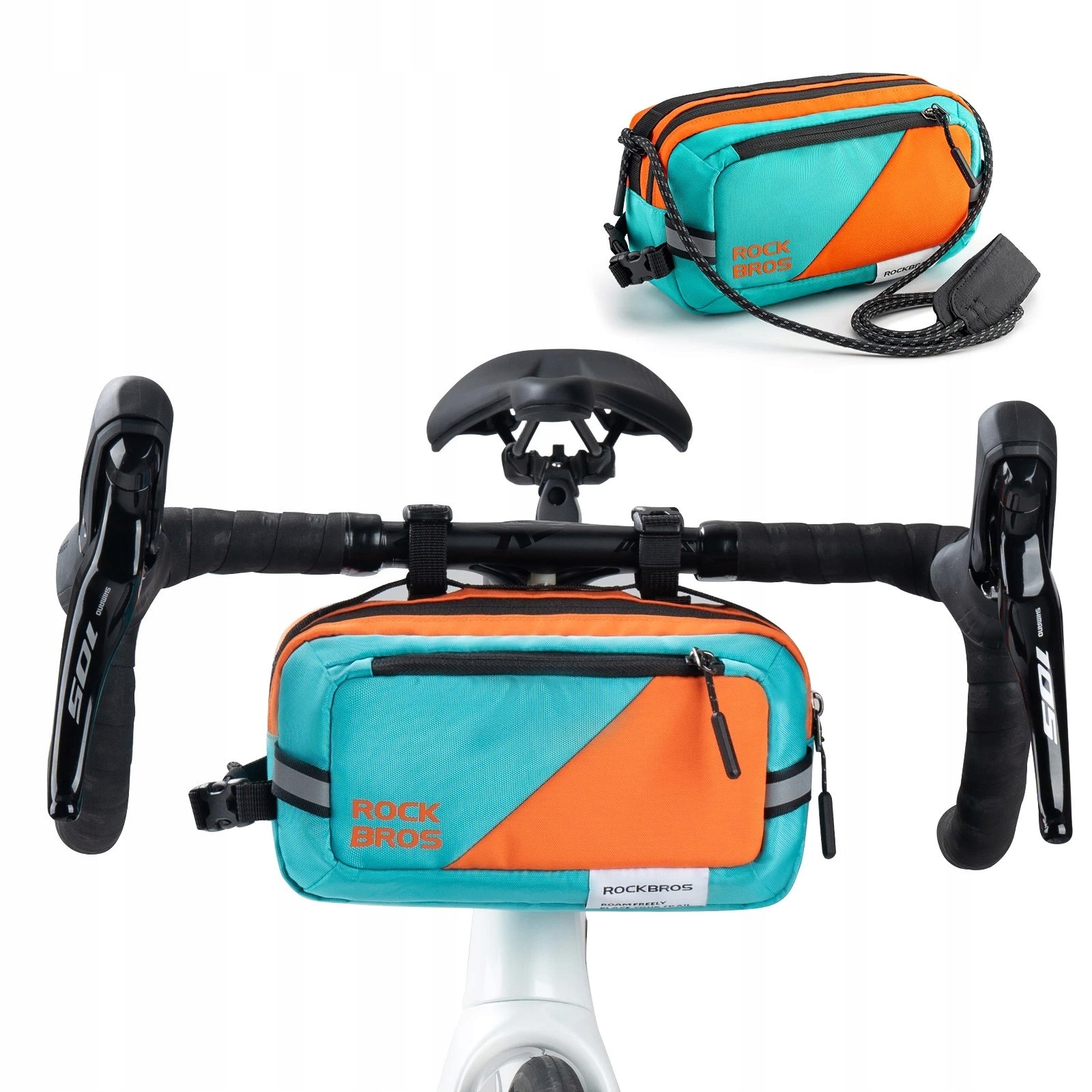 Rockbros Sakwa Rowerowa Przednia 2,5L Torba na Kierownicę