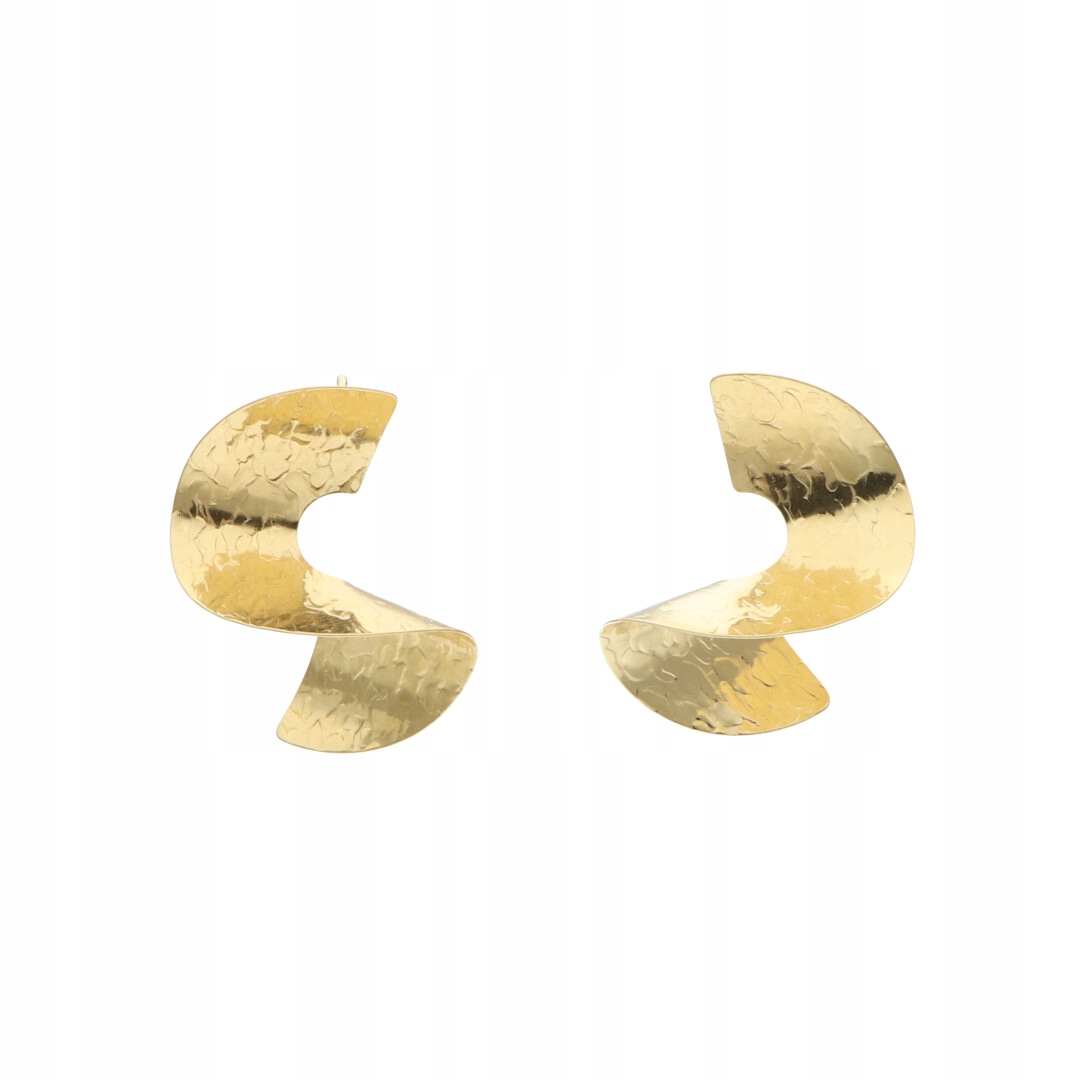 Efektní geometrické náušnice stříbro