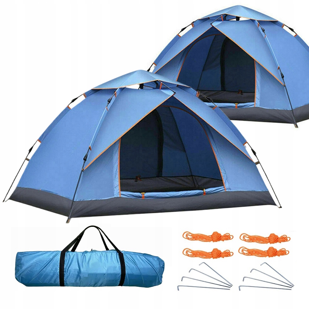 NAMIOT SAMOROZKŁADAJĄCY AUTOMATYCZNY TURYSTYCZNY 4 OSOBOWY KEMPINGOWY 2X2m