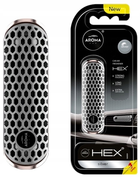 

Aroma Car Hex Silver Zapach jabłko drzewo cedrowe