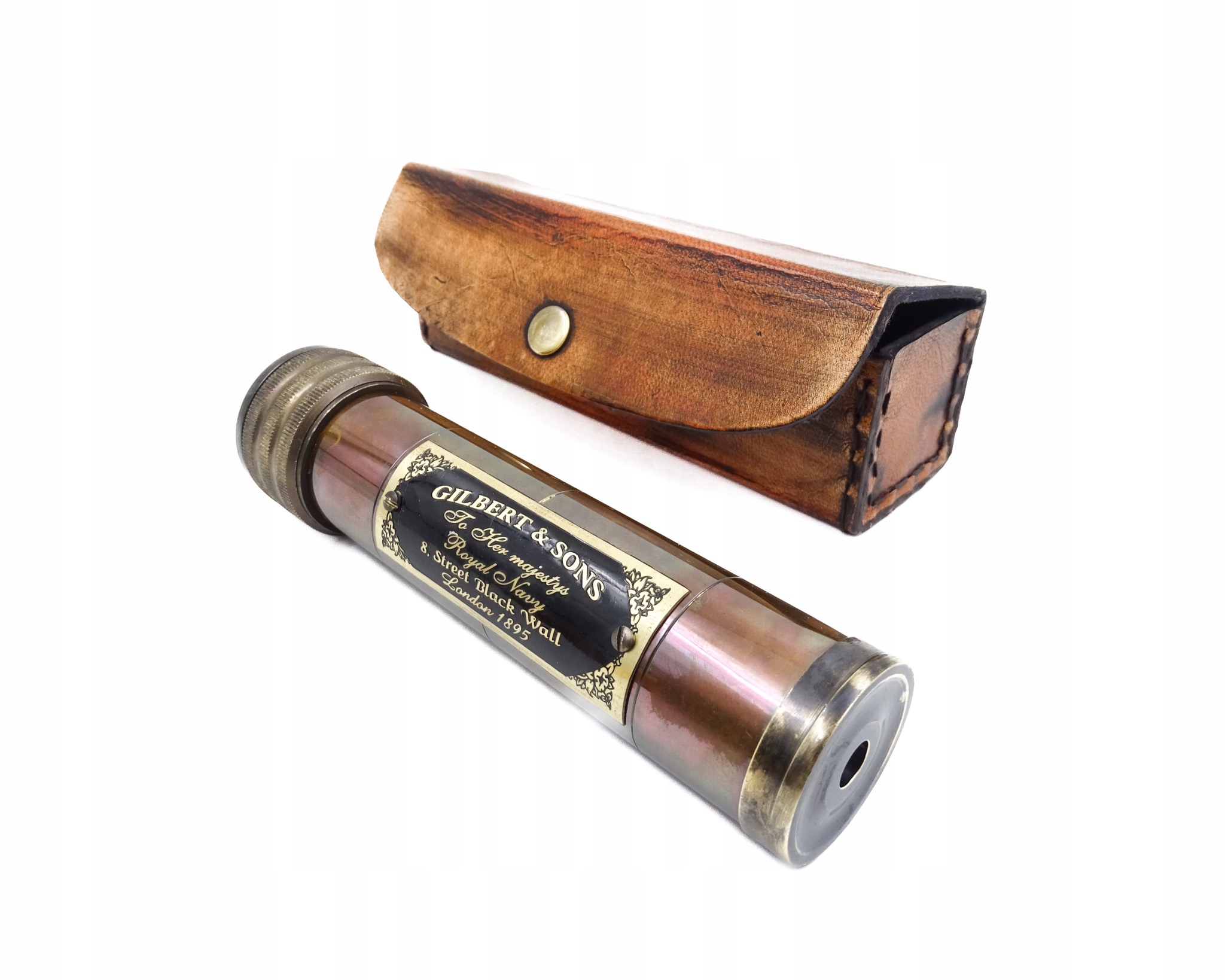 Kaleidoskop vintage v koženom puzdre NC1300GF Darček Pre Rodičov Dedkov