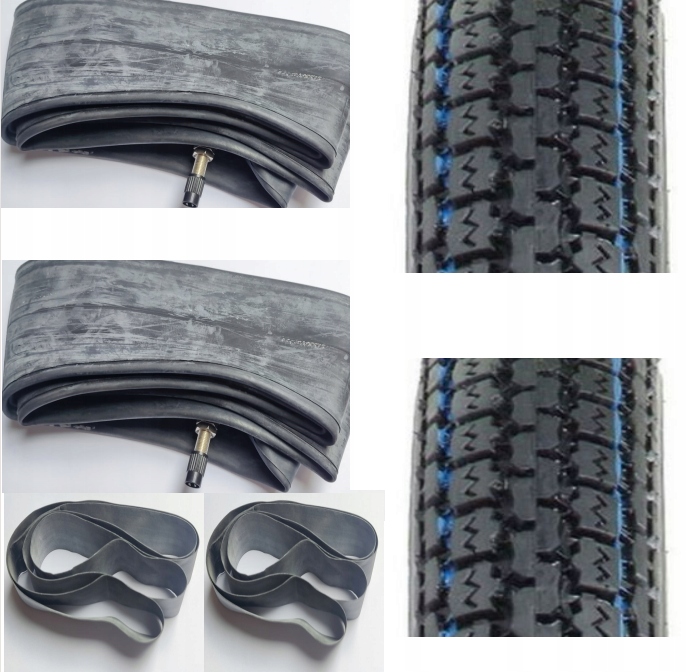 2X Opona 3,00-18 Vee Rubber Wsk 3,00x18 Shl Jawa Mz Dętka